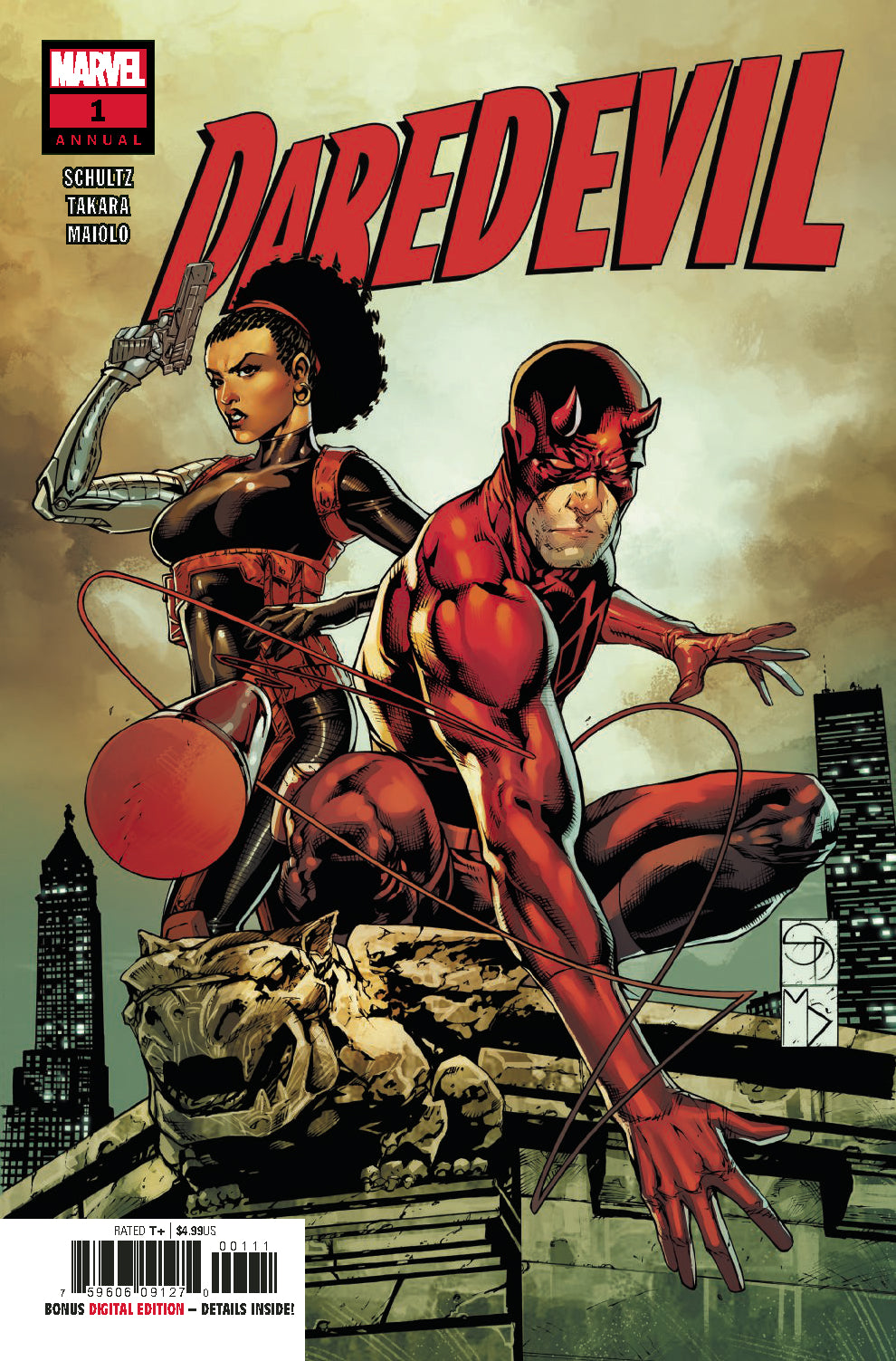 DAREDEVIL ANNUAL #1 COVER