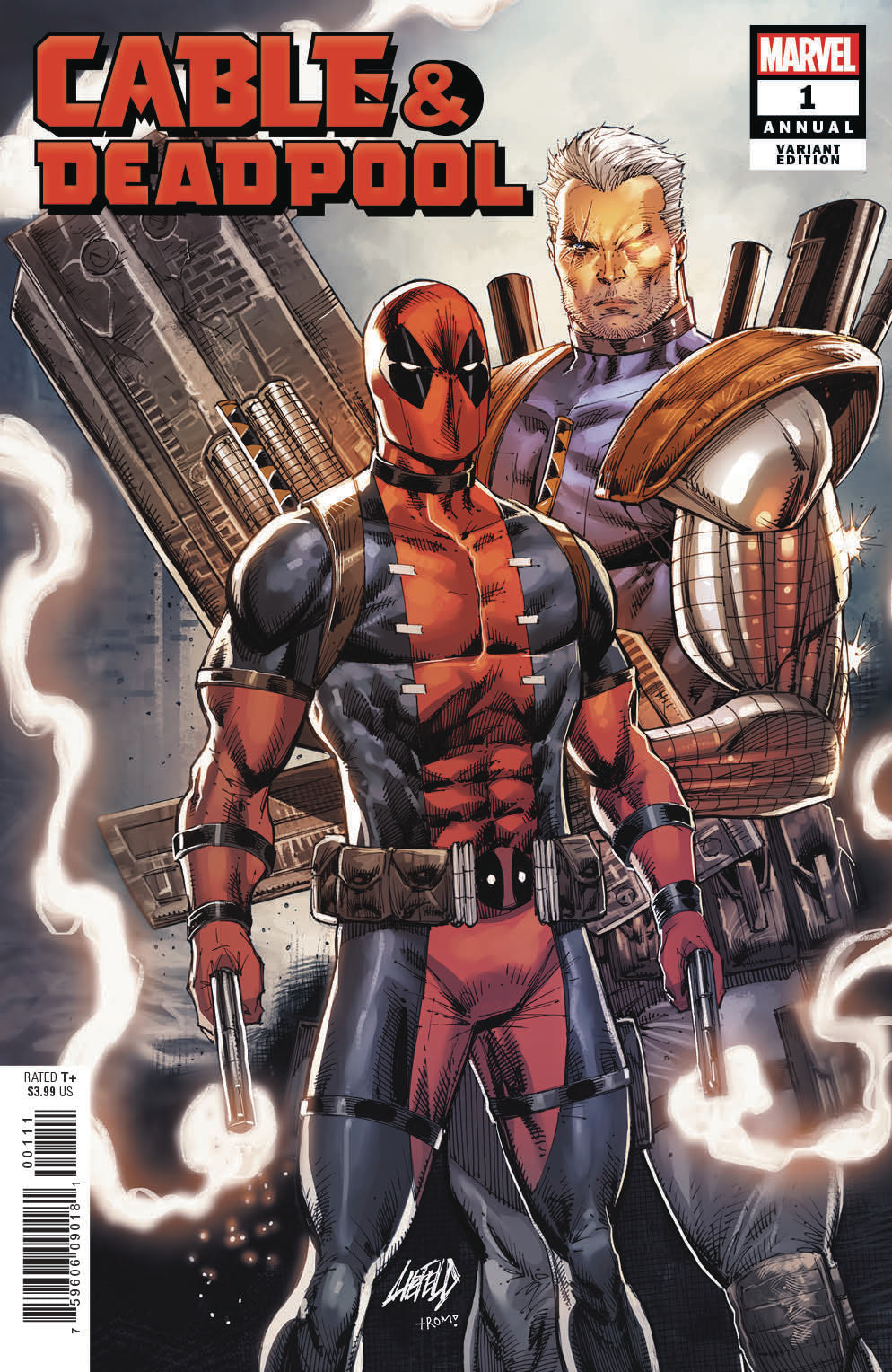 CABLE DEADPOOL ANNUAL #1 LIEFELD VAR COVER
