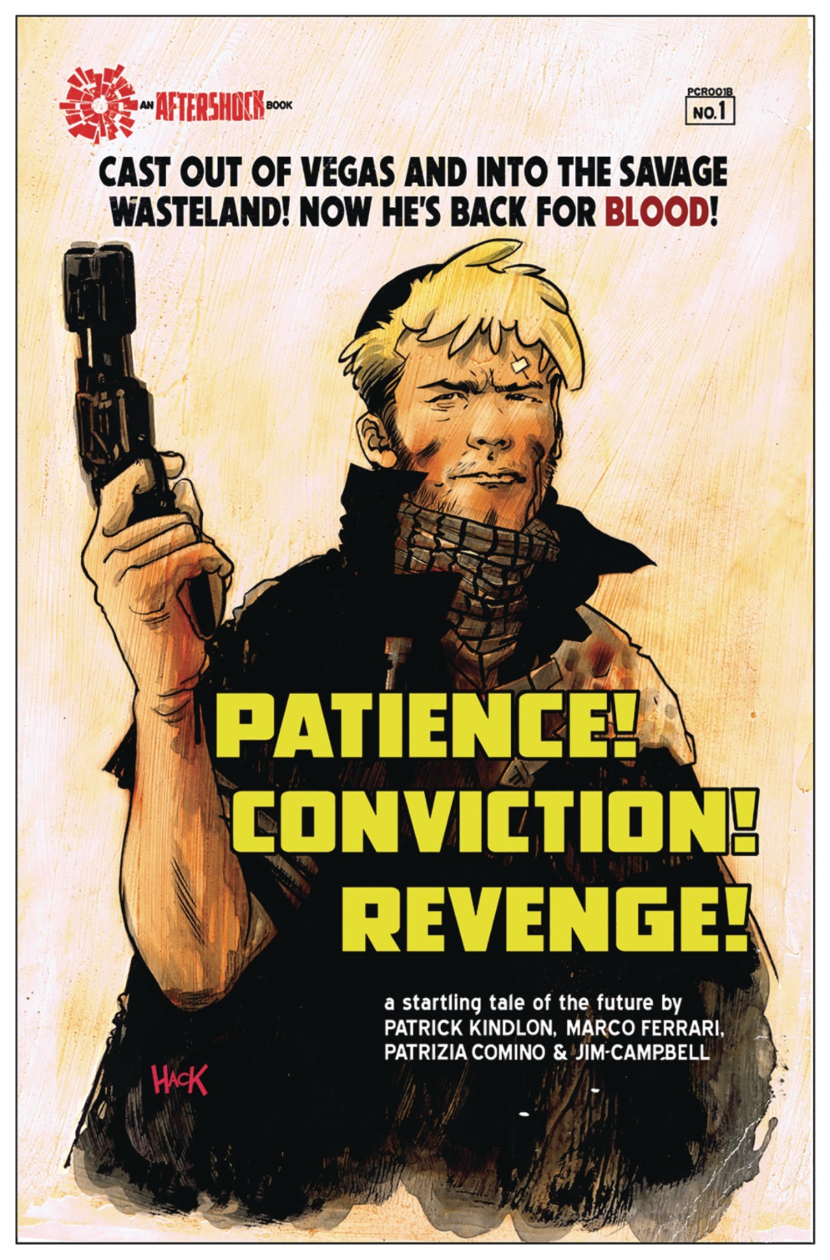 PATIENCE CONVICTION REVENGE #1 CVR B HACK COVER