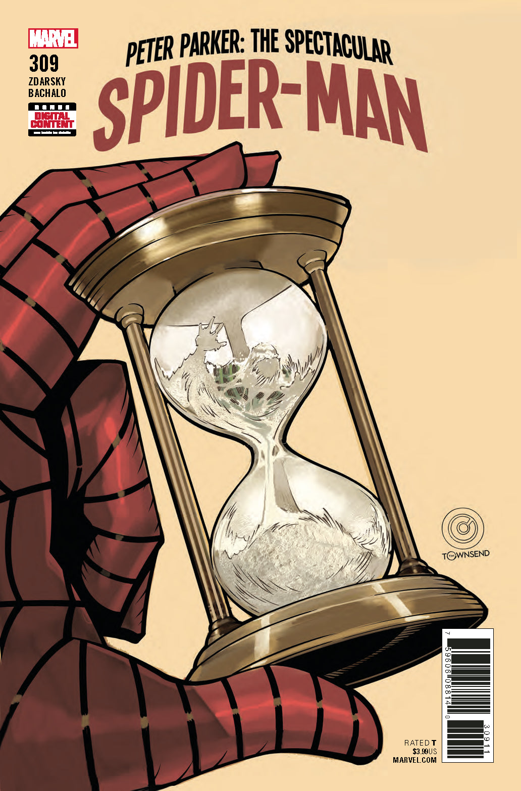 PETER PARKER SPECTACULAR SPIDER-MAN #309 COVER