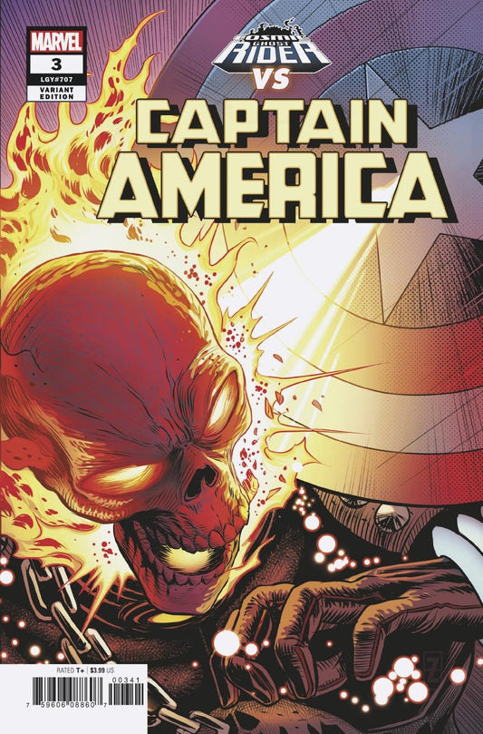 CAPTAIN AMERICA #3 ZIRCHER COSMIC GHOST RIDER VAR