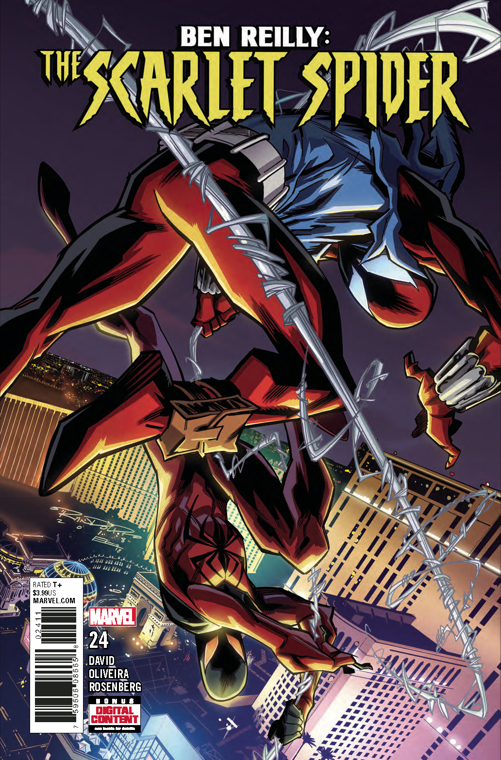 BEN REILLY SCARLET SPIDER #24 COVER