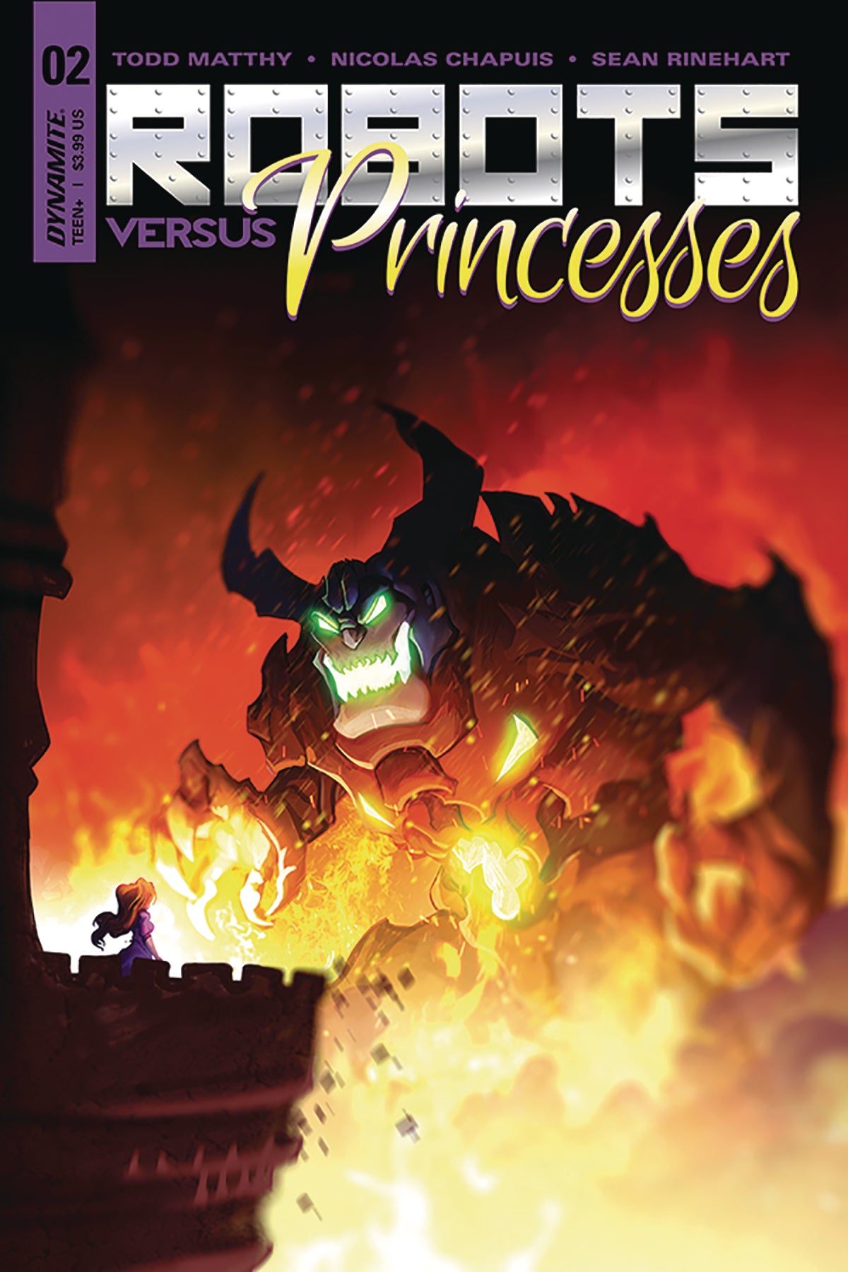 ROBOTS VS PRINCESSES #2 CVR ACHAPUIS COVER