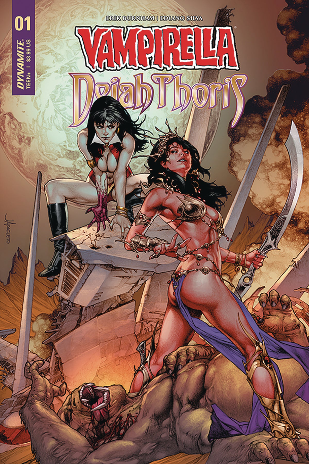 VAMPIRELLA DEJAH THORIS #1 CVR A ANACLETO COVER