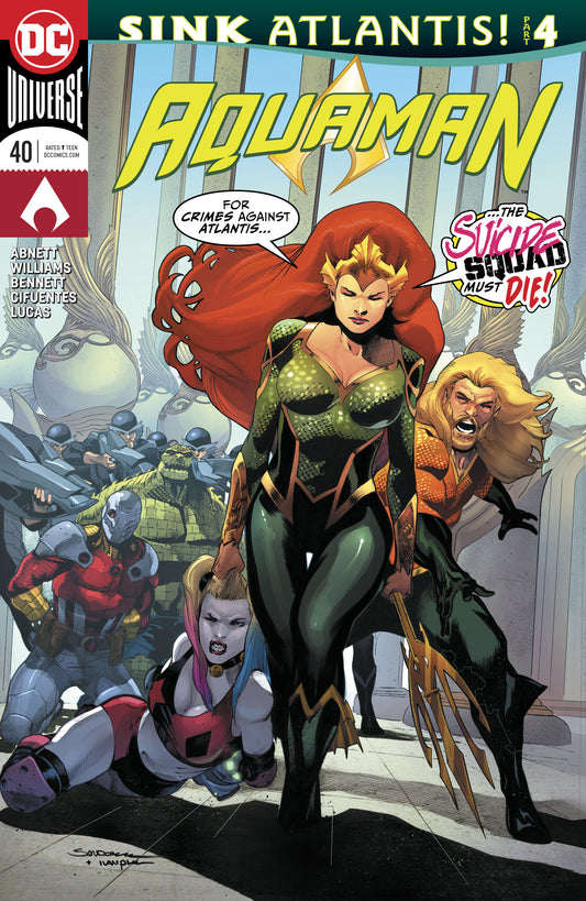 AQUAMAN #40 SINK ATLANTIS COVER