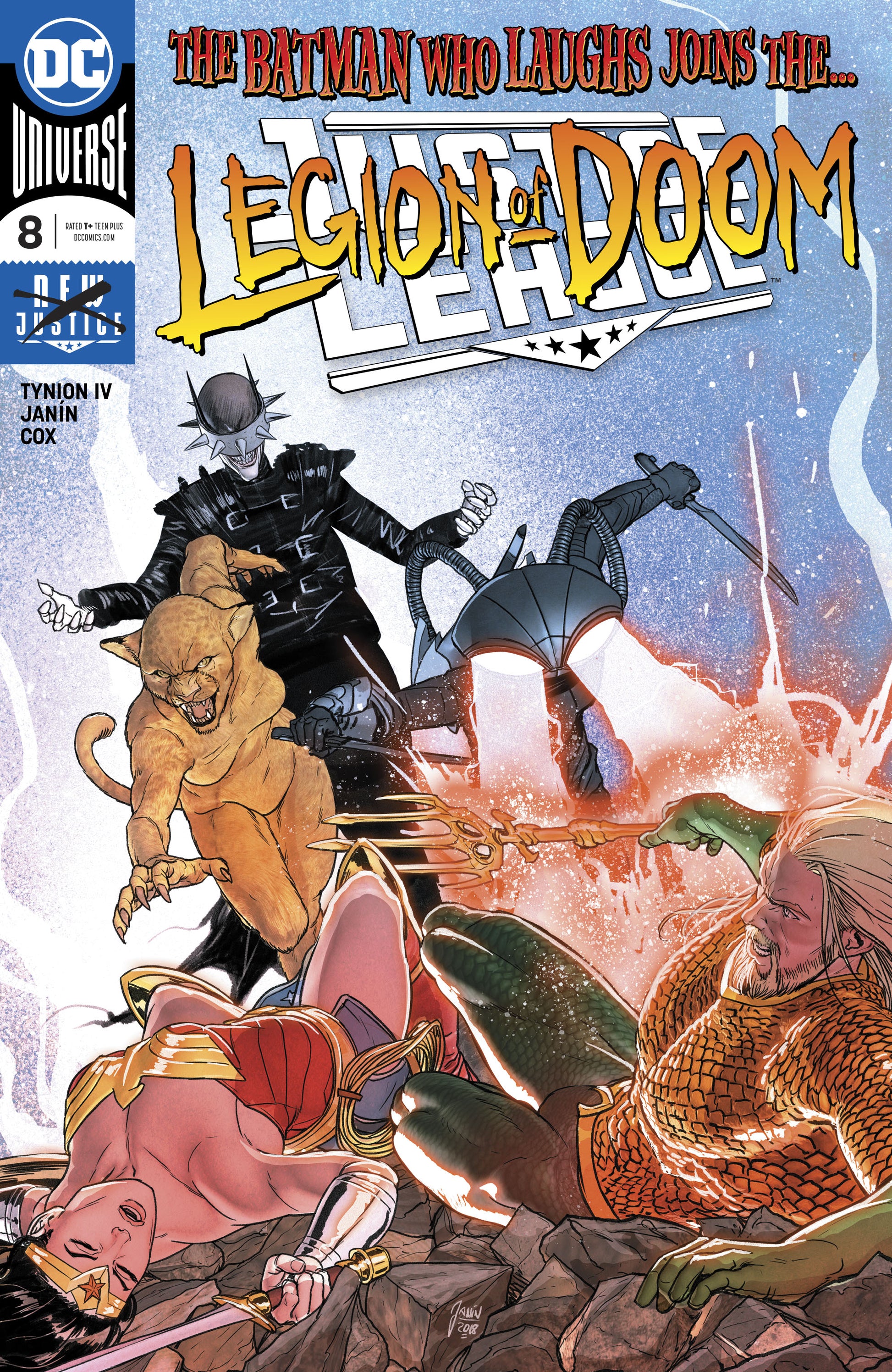 JUSTICE LEAGUE #8 COVER