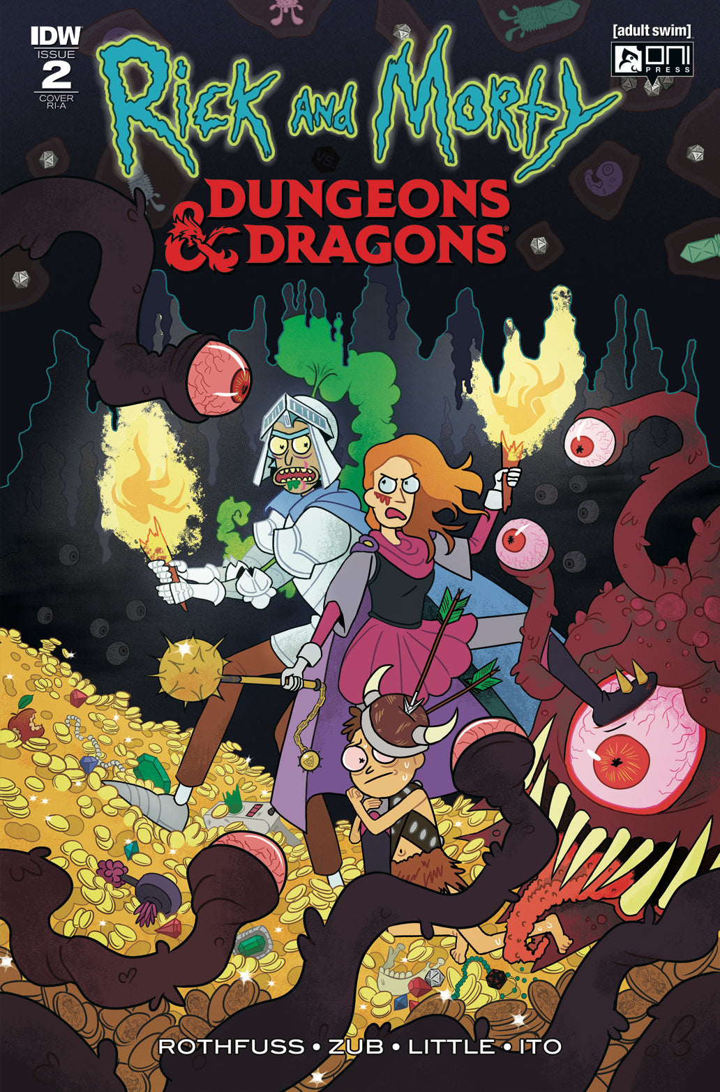 RICK & MORTY VS DUNGEONS & DRAGONS #2 (OF 4) 10 COPY INCV SC COVER