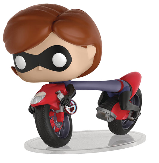 POP RIDES INCREDIBLES 2 ELASTIGIRL ON ELASTICYCLE VIN FIG