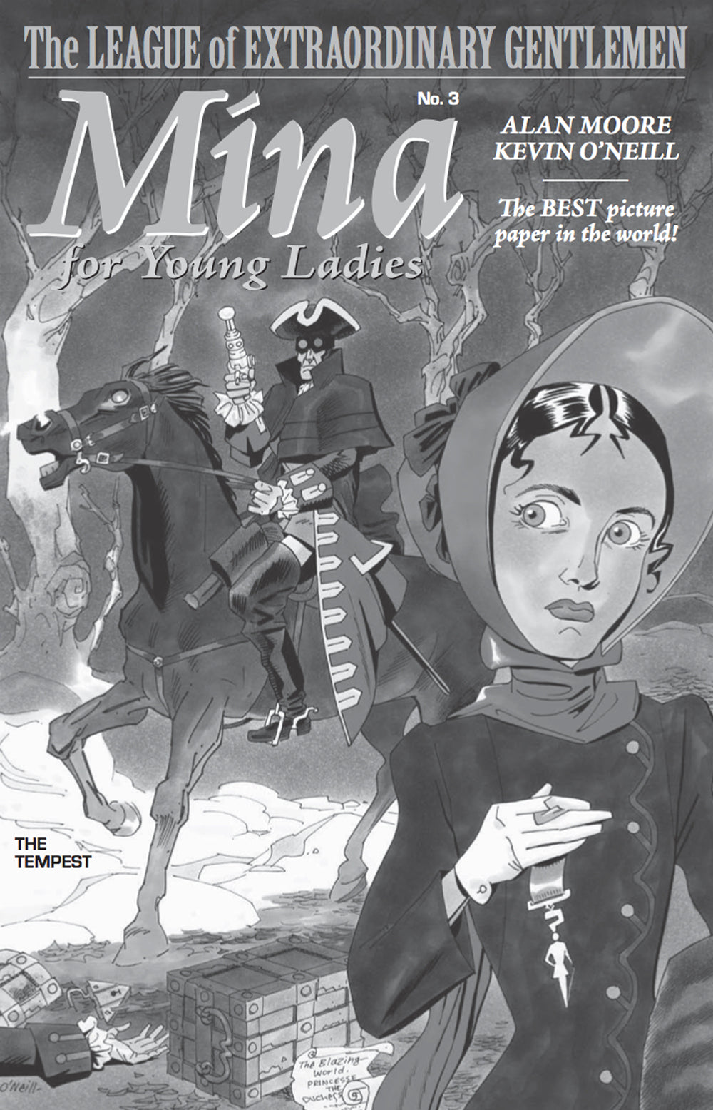 LOEG TEMPEST #3 25 COPY INCV ONEILL COVER