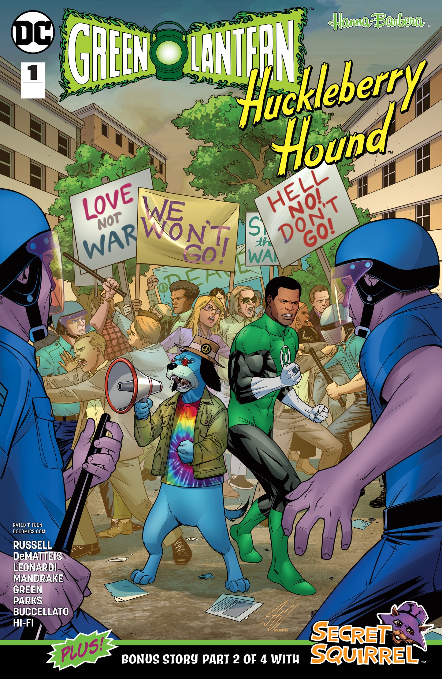 GREEN LANTERN HUCKLEBERRY HOUND SPECIAL #1 COVER