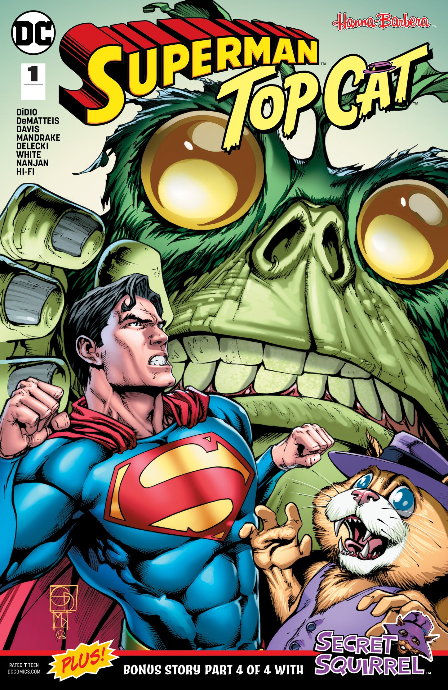 SUPERMAN TOP CAT SPECIAL #1 COVER