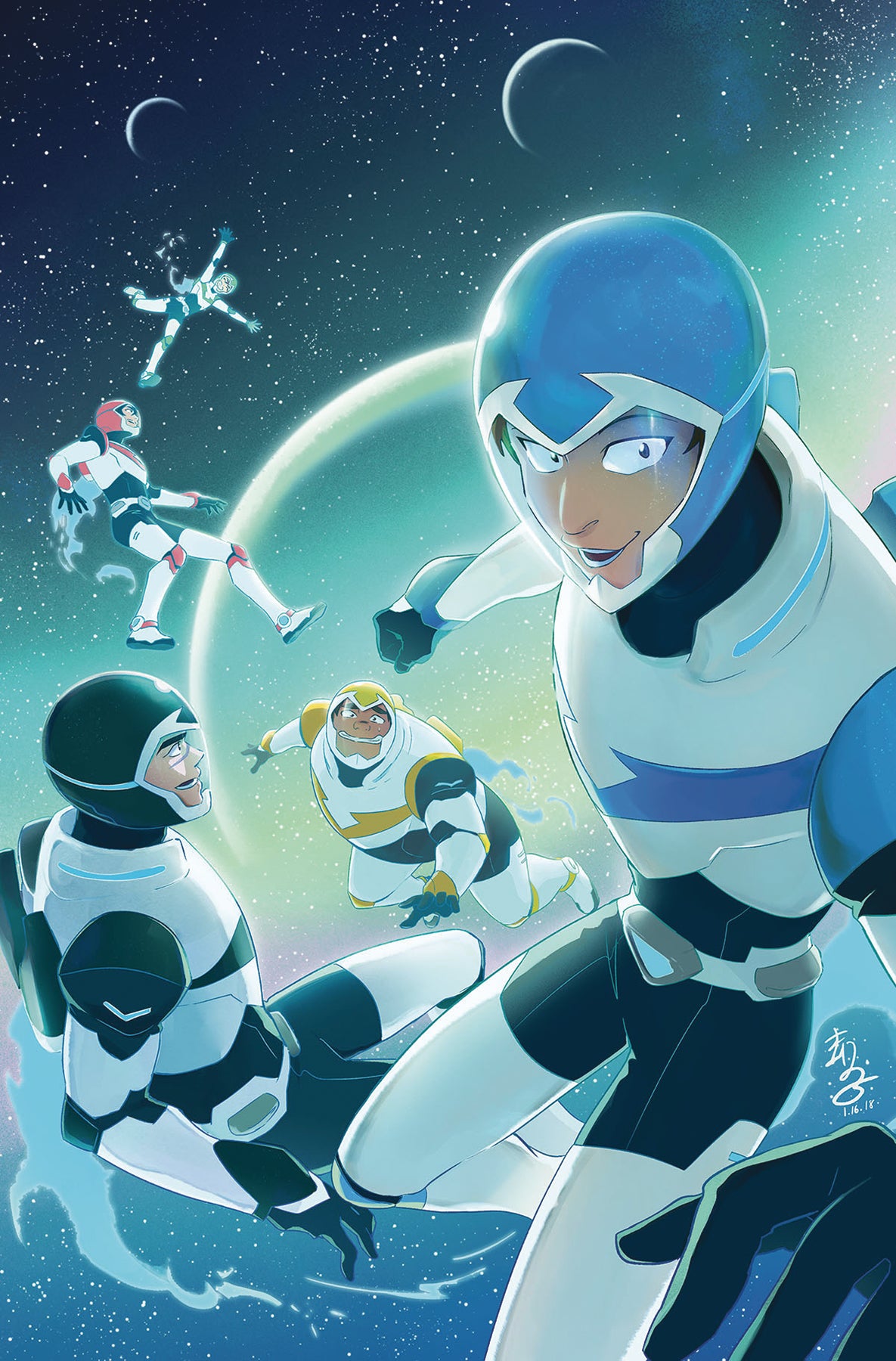 VOLTRON LEGENDARY DEFENDER VOL 3 #4 CVR A YAMASHIN COVER
