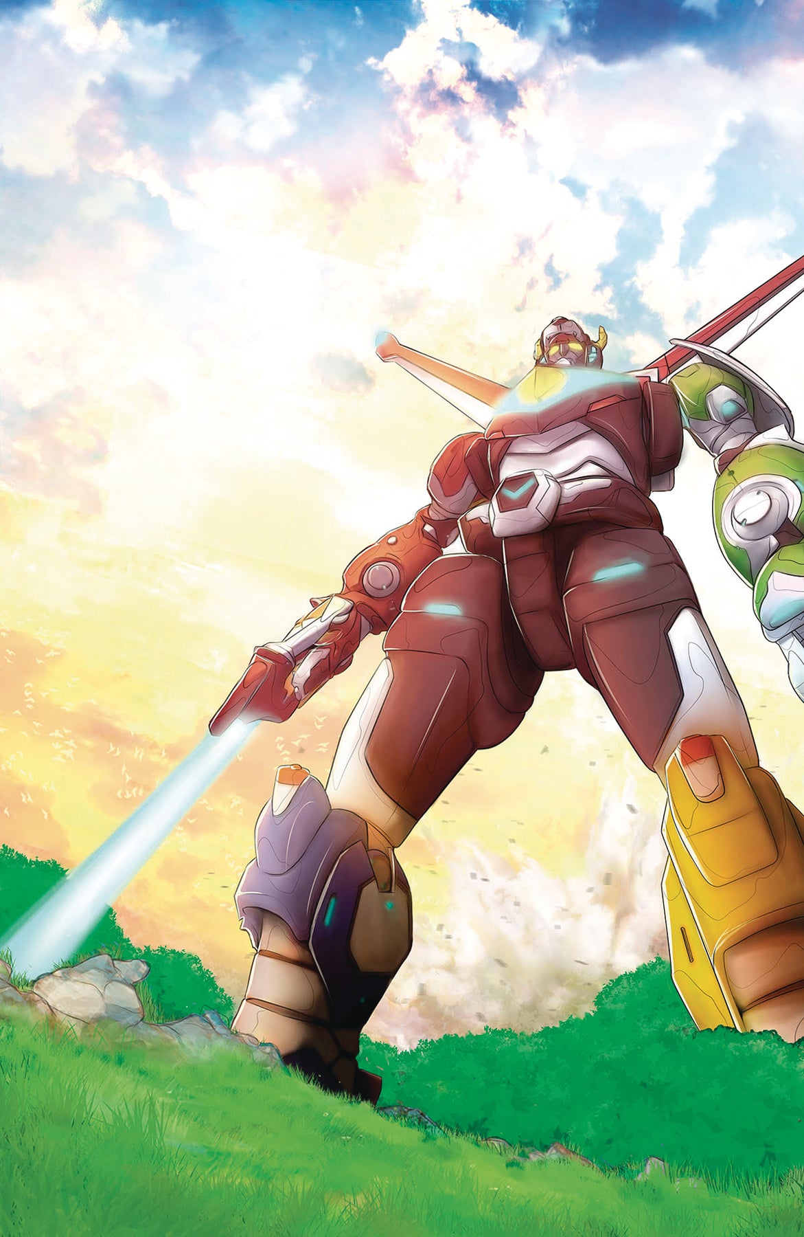 VOLTRON LEGENDARY DEFENDER VOL 3 #4 CVR B RUBINE COVER