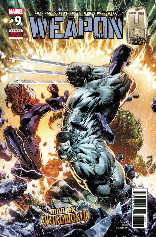 WEAPON H #9 COVER