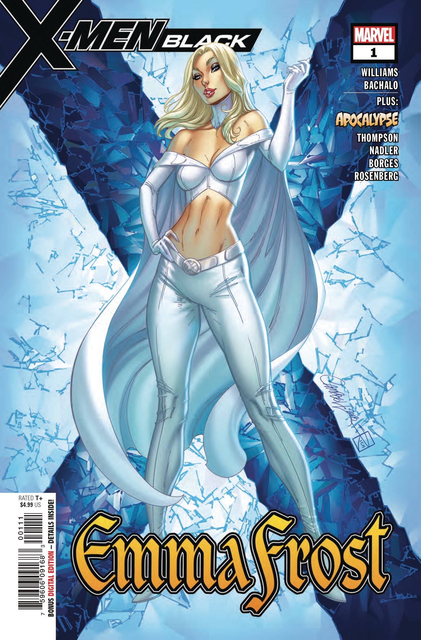 X-MEN BLACK EMMA FROST #1 COVER