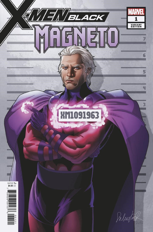X-MEN BLACK MAGNETO #1 LARROCA MUGSHOT VAR COVER