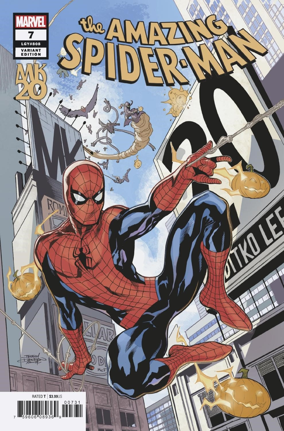 AMAZING SPIDER-MAN #7 DODSON MKXX VAR COVER