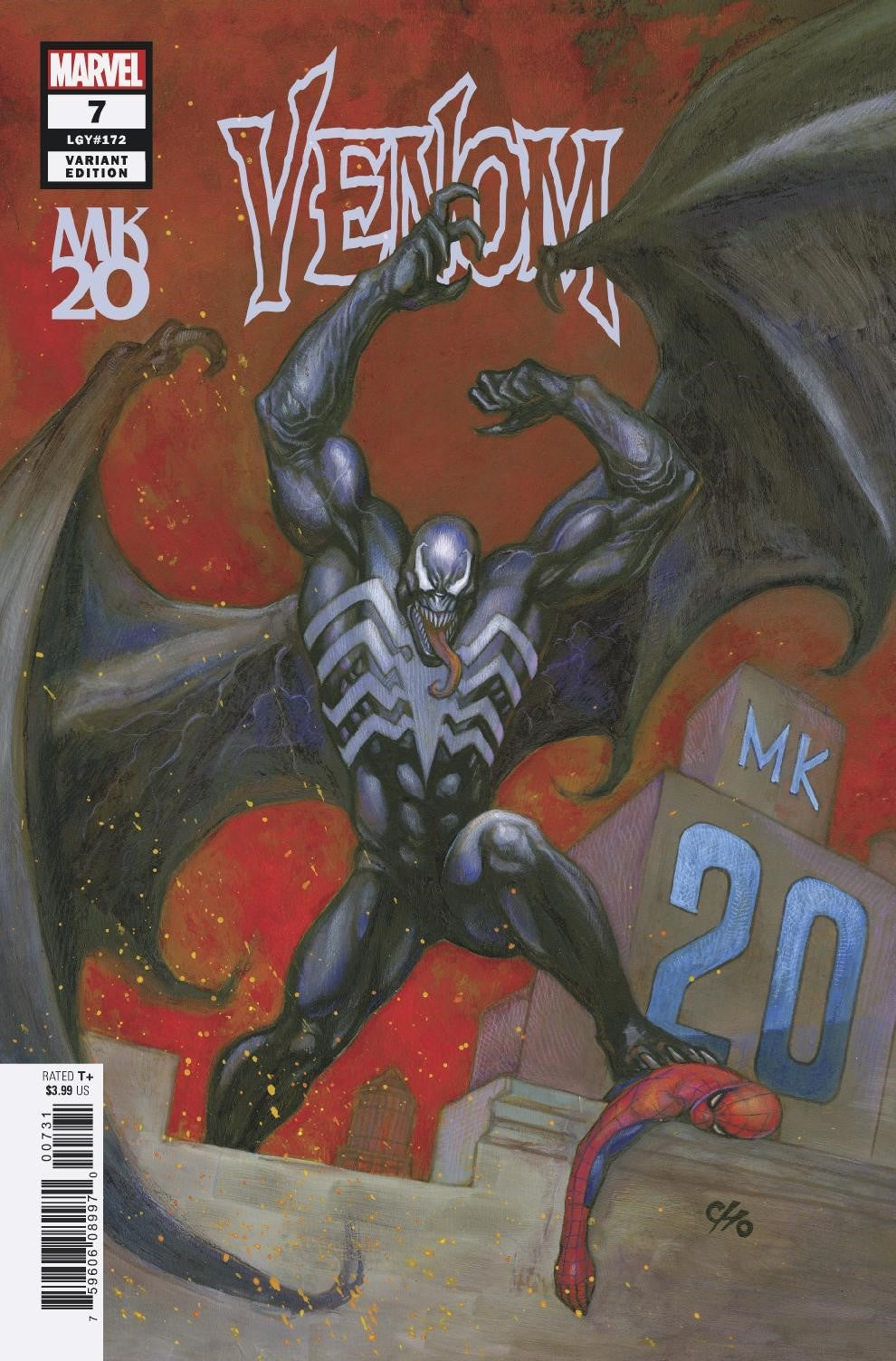 VENOM #7 FRANK CHO MKXX VAR COVER