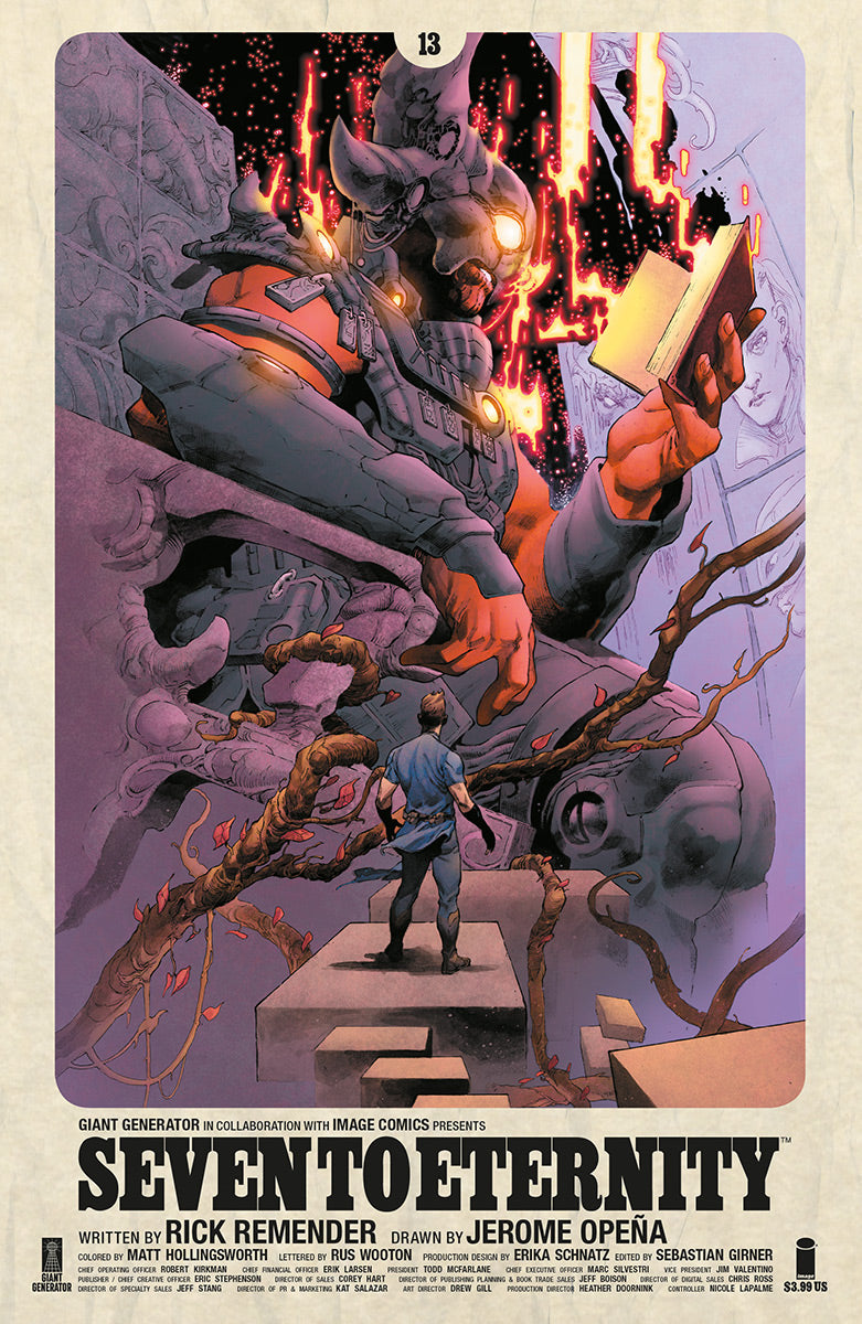 SEVEN TO ETERNITY #13 CVR A OPENA & HOLLINGSWORTH COVER