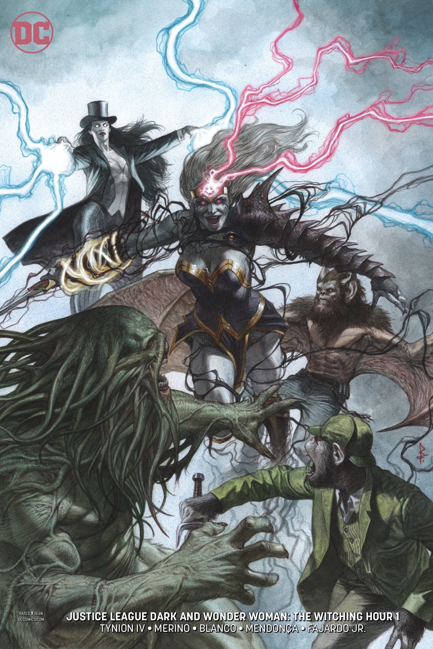 JL DARK & WONDER WOMAN THE WITCHING HOUR #1 VAR ED COVER
