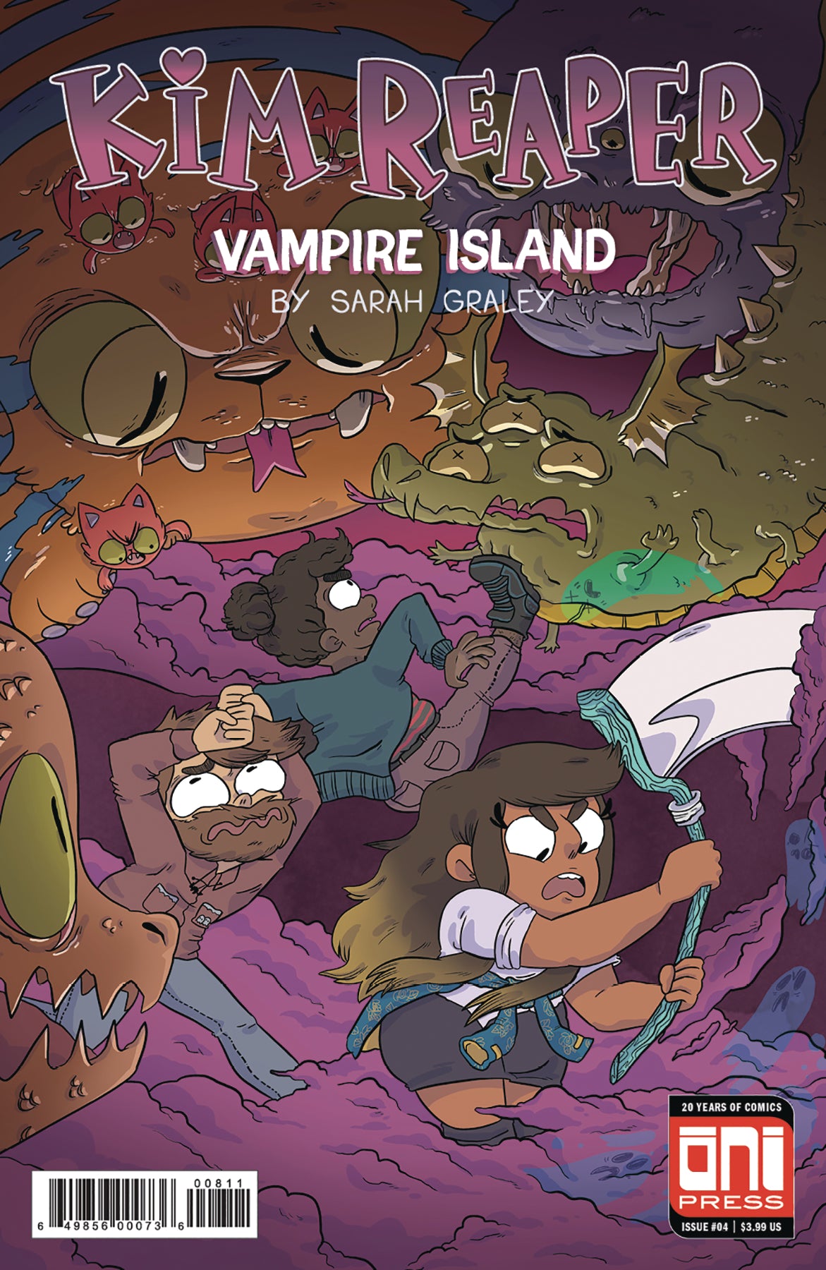 KIM REAPER VAMPIRE ISLAND #4 COVER