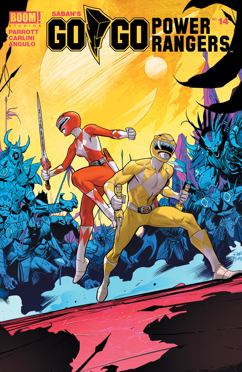 GO GO POWER RANGERS #14 MAIN & MIX SG COVER