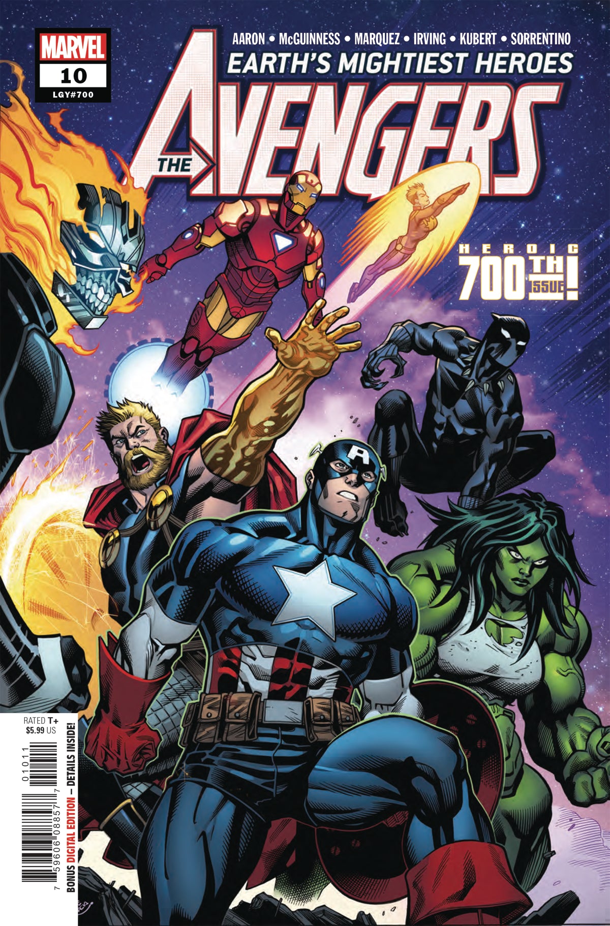 AVENGERS #10 COVER