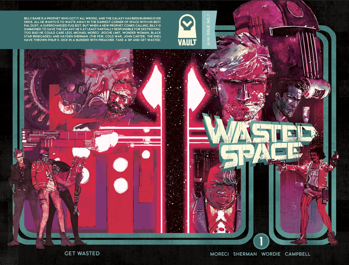 WASTED SPACE #1 3RD PTG (MR) COVER