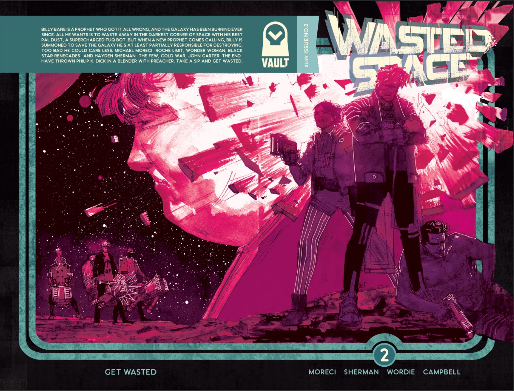 WASTED SPACE #2 2ND PTG (MR) COVER