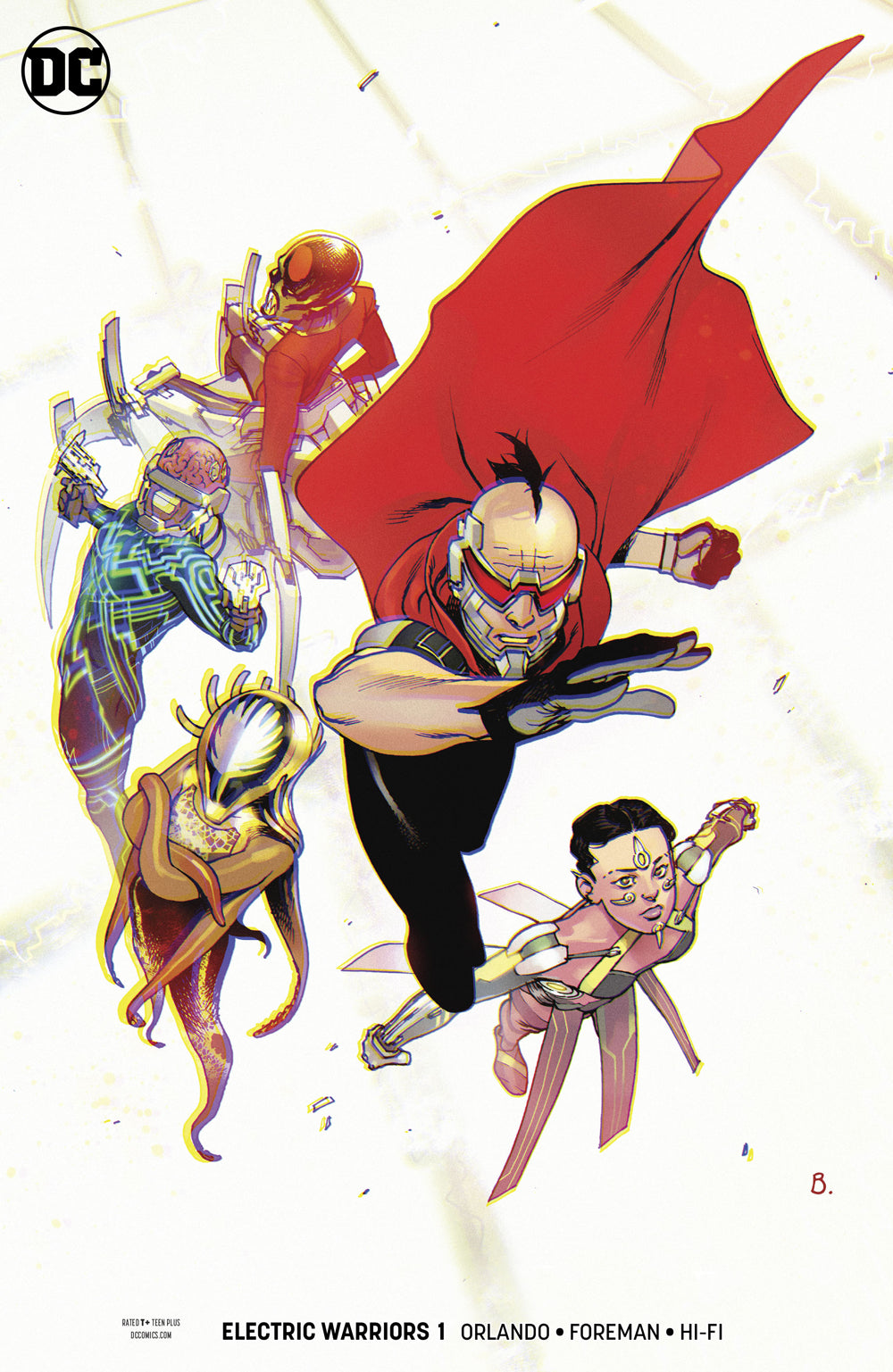 ELECTRIC WARRIORS #1 (OF 6) VAR ED COVER