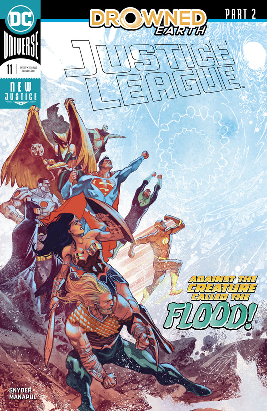 JUSTICE LEAGUE #11 (DROWNED EARTH) COVER