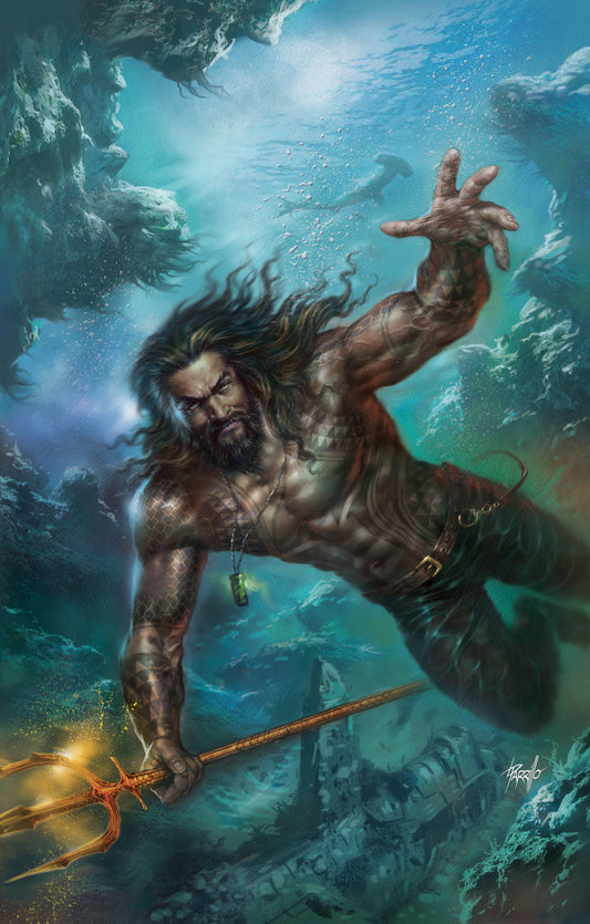 JUSTICE LEAGUE #12 VAR ED (DROWNED EARTH) COVER