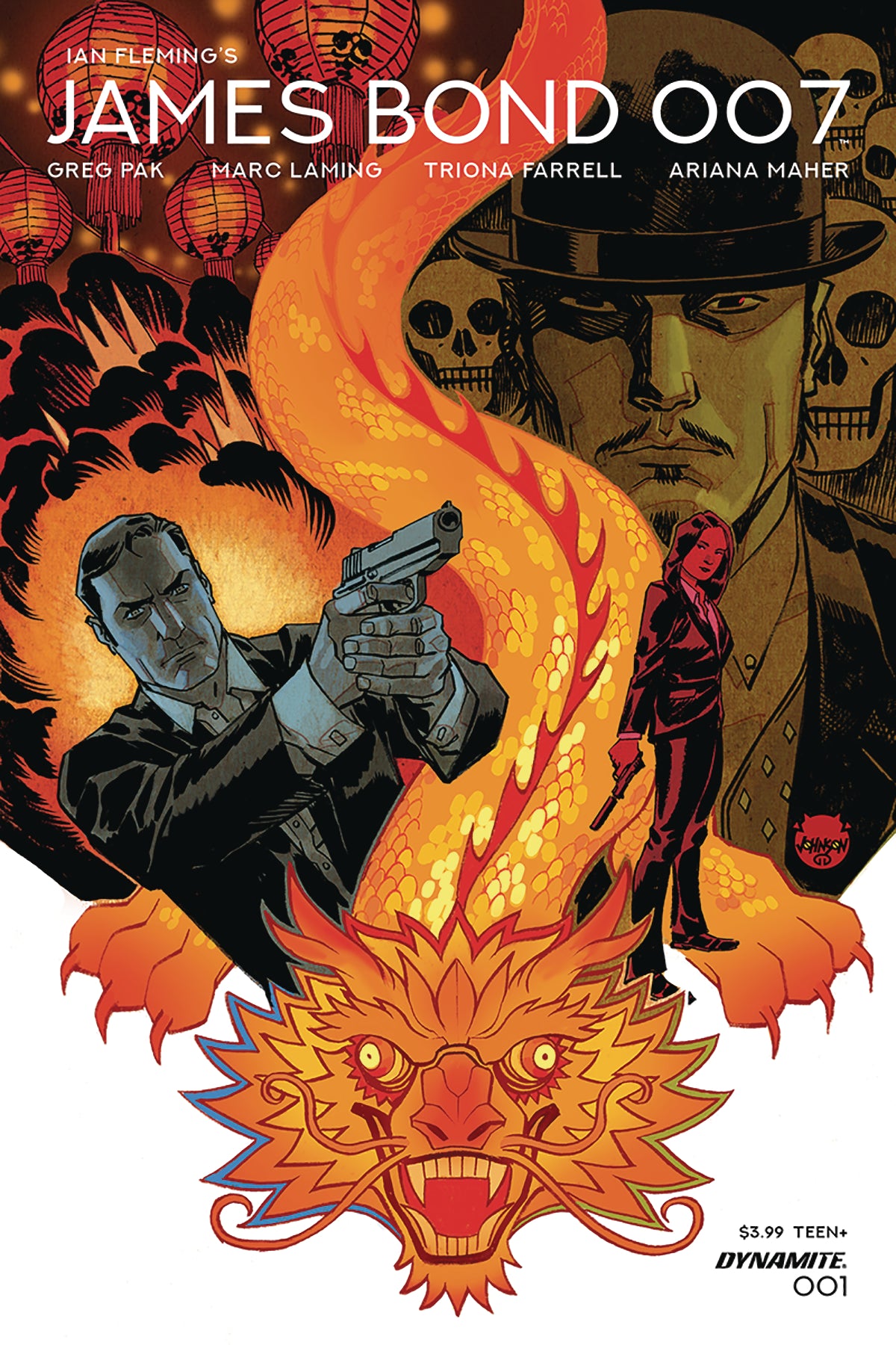 JAMES BOND 007 #1 CVR A JOHNSON COVER