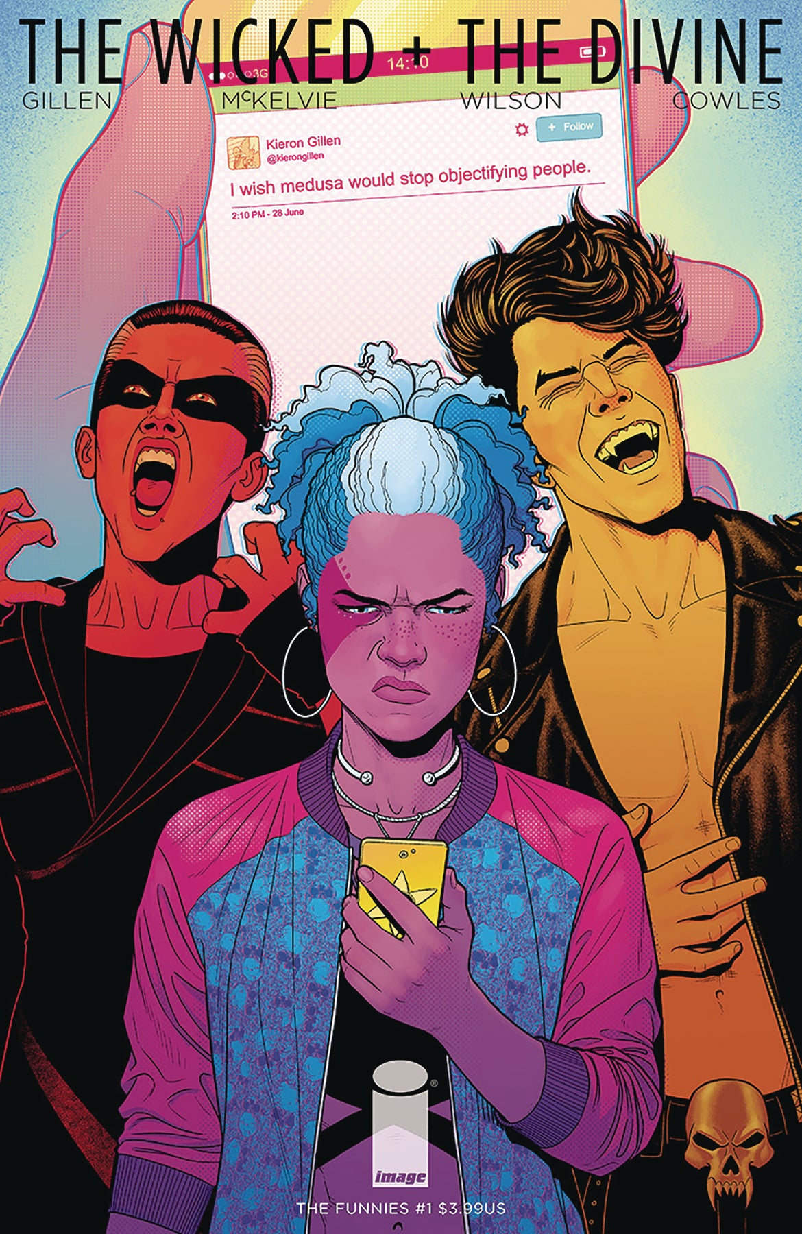 WICKED & DIVINE FUNNIES #1 CVR A MCKELVIE & WILSON (ONE-SHOT) COVER