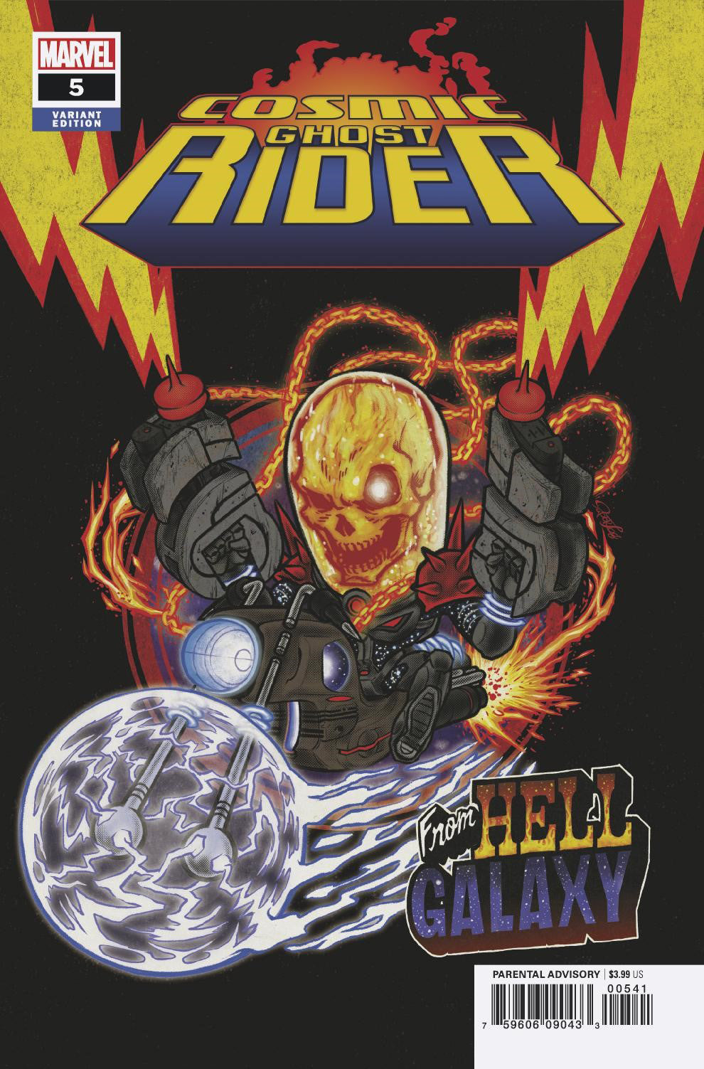 COSMIC GHOST RIDER #5 (OF 5) SUPERLOG VAR COVER