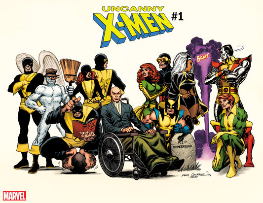 UNCANNY X-MEN #1 COCKRUM HIDDEN GEM WRAPAROUND VAR COVER
