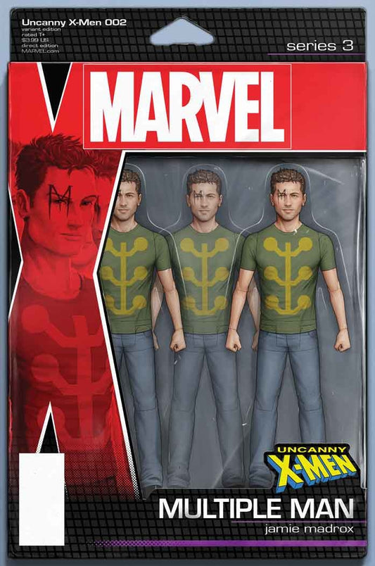 UNCANNY X-MEN #2 CHRISTOPHER ACTION FIGURE VAR COVER