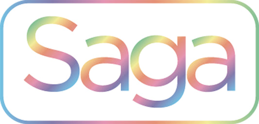 SAGA RAINBOW LOGO PIN
