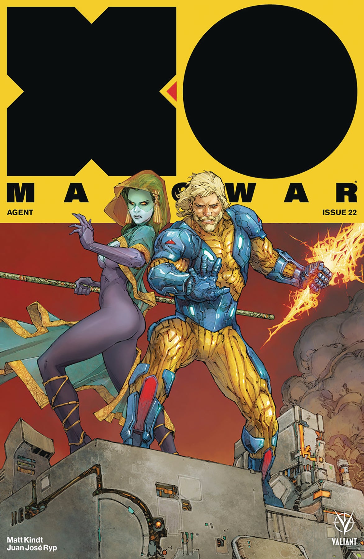 X-O MANOWAR (2017) #22 CVR A ROCAFORT COVER