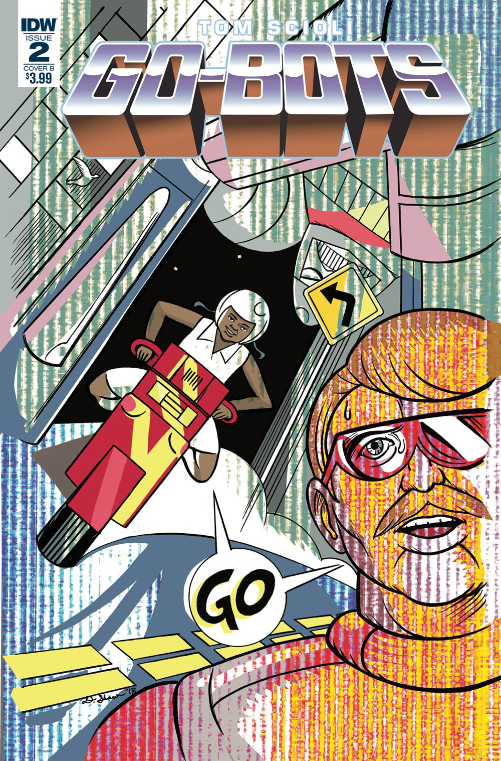 GO-BOTS #2 CVR B SHAW COVER