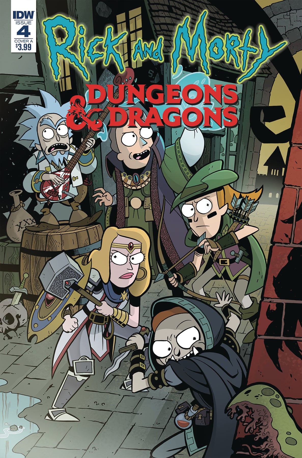 RICK & MORTY VS DUNGEONS & DRAGONS #4 (OF 4) CVR A LITTLE (C COVER
