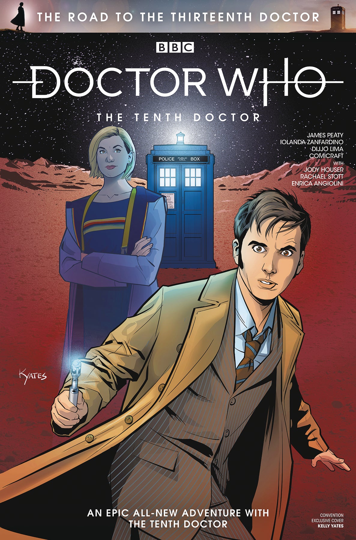 ROAD TO THE 13TH DOCTOR #1 SDCC VAR COVER