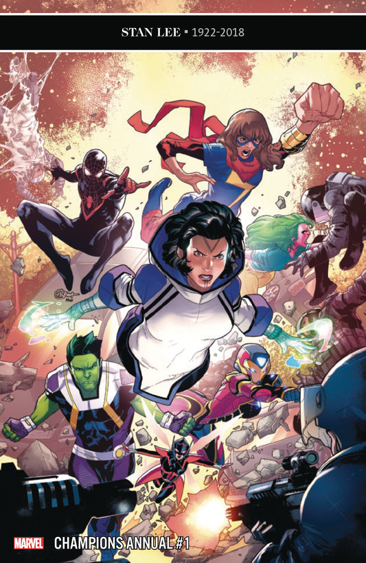 CHAMPIONS ANNUAL #1 COVER