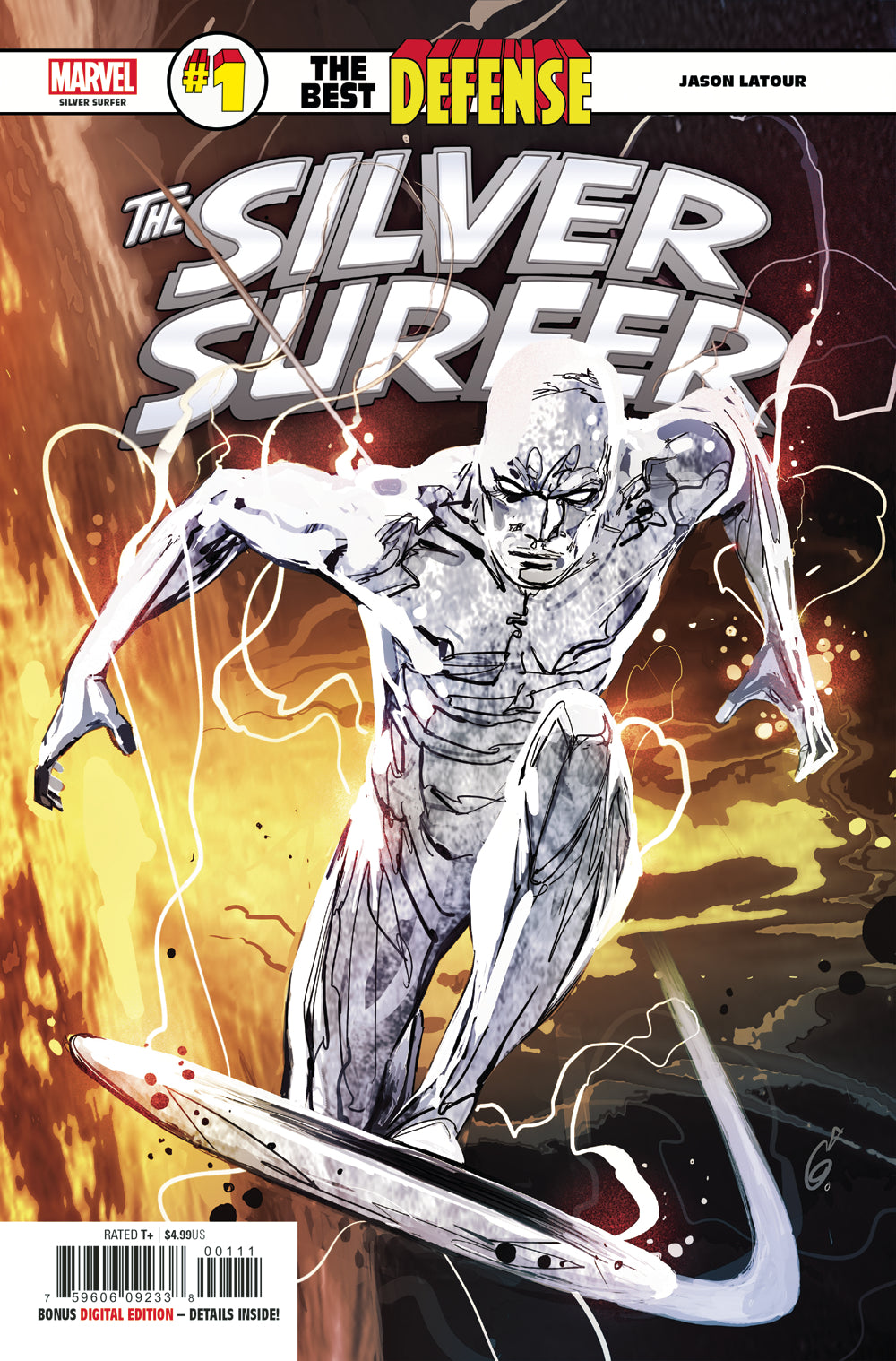 DEFENDERS SILVER SURFER #1 COVER