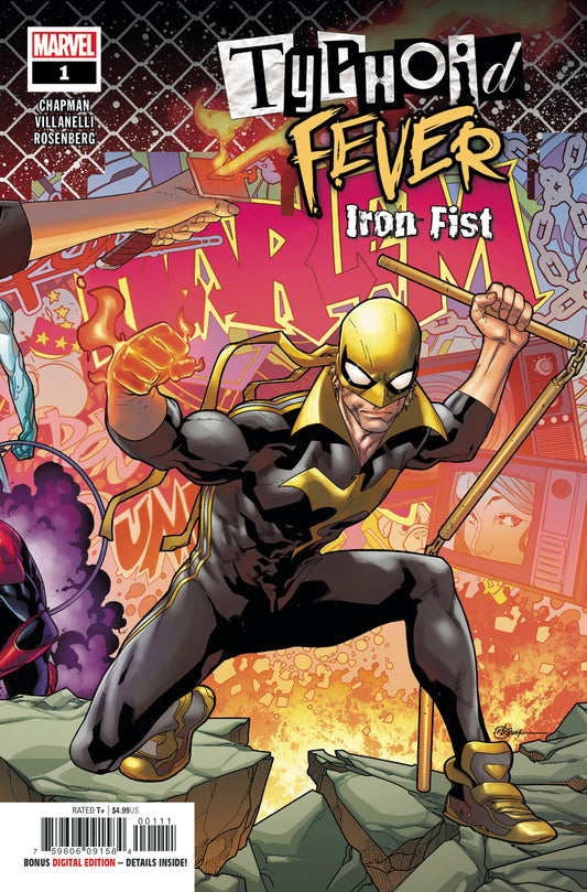 TYPHOID FEVER IRON FIST #1 COVER