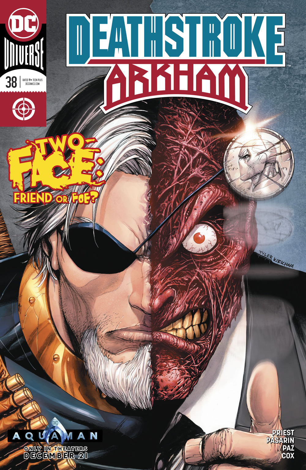 DEATHSTROKE #38 (ARKHAM) COVER