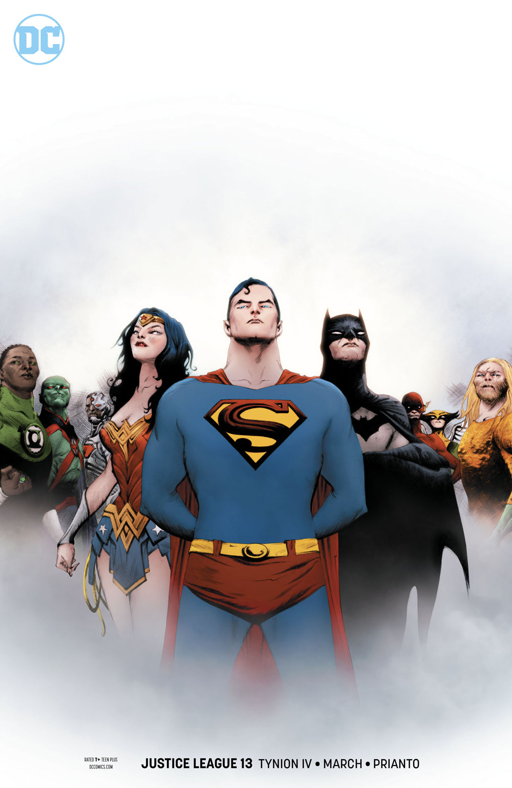 JUSTICE LEAGUE #13 VAR ED COVER