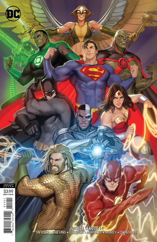 JUSTICE LEAGUE #14 VAR ED COVER