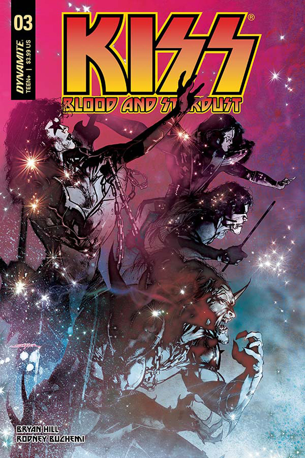 KISS BLOOD STARDUST #3 CVR A SAYGER COVER