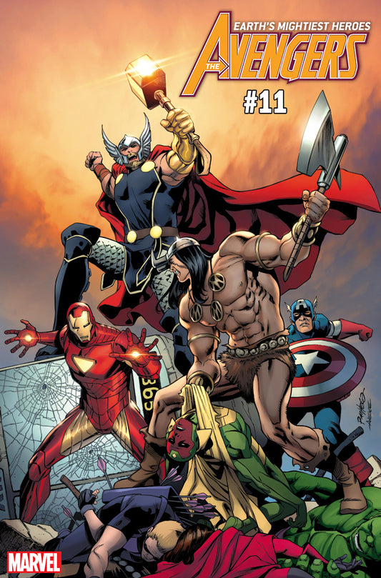 AVENGERS #11 PACHECO CONAN VSMARVEL VAR COVER